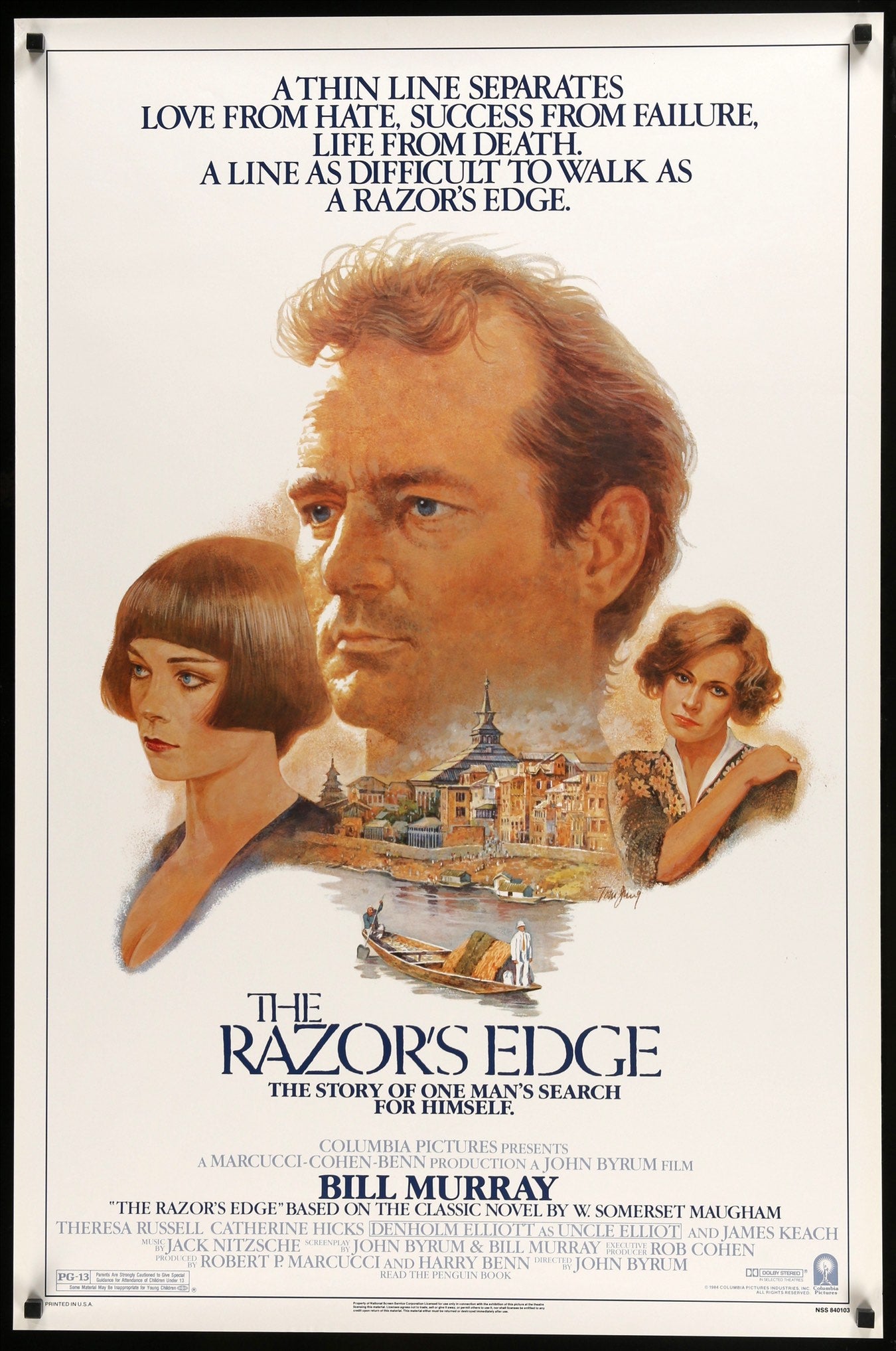 Razor's Edge (1984) original movie poster for sale at Originalfilmart