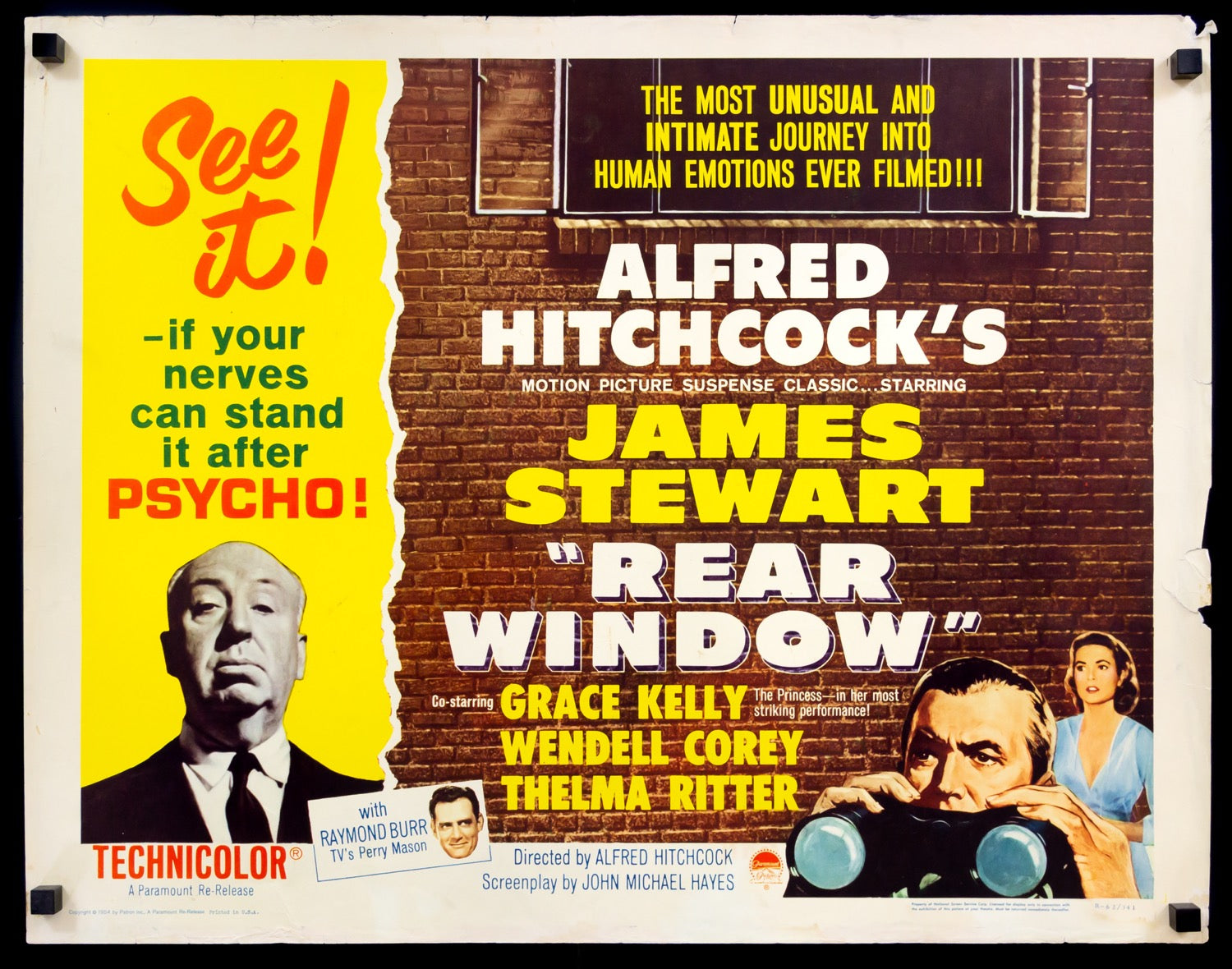 Rear Window (1954) original movie poster for sale at Originalfilmart