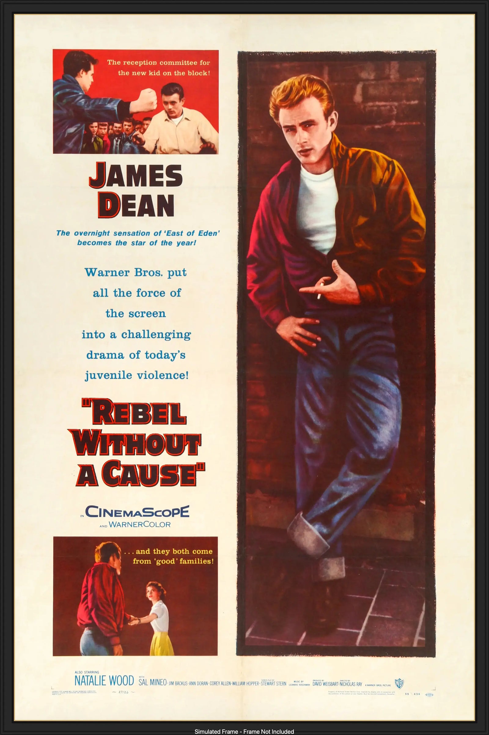Rebel Without a Cause (1955) original movie poster for sale at Originalfilmart