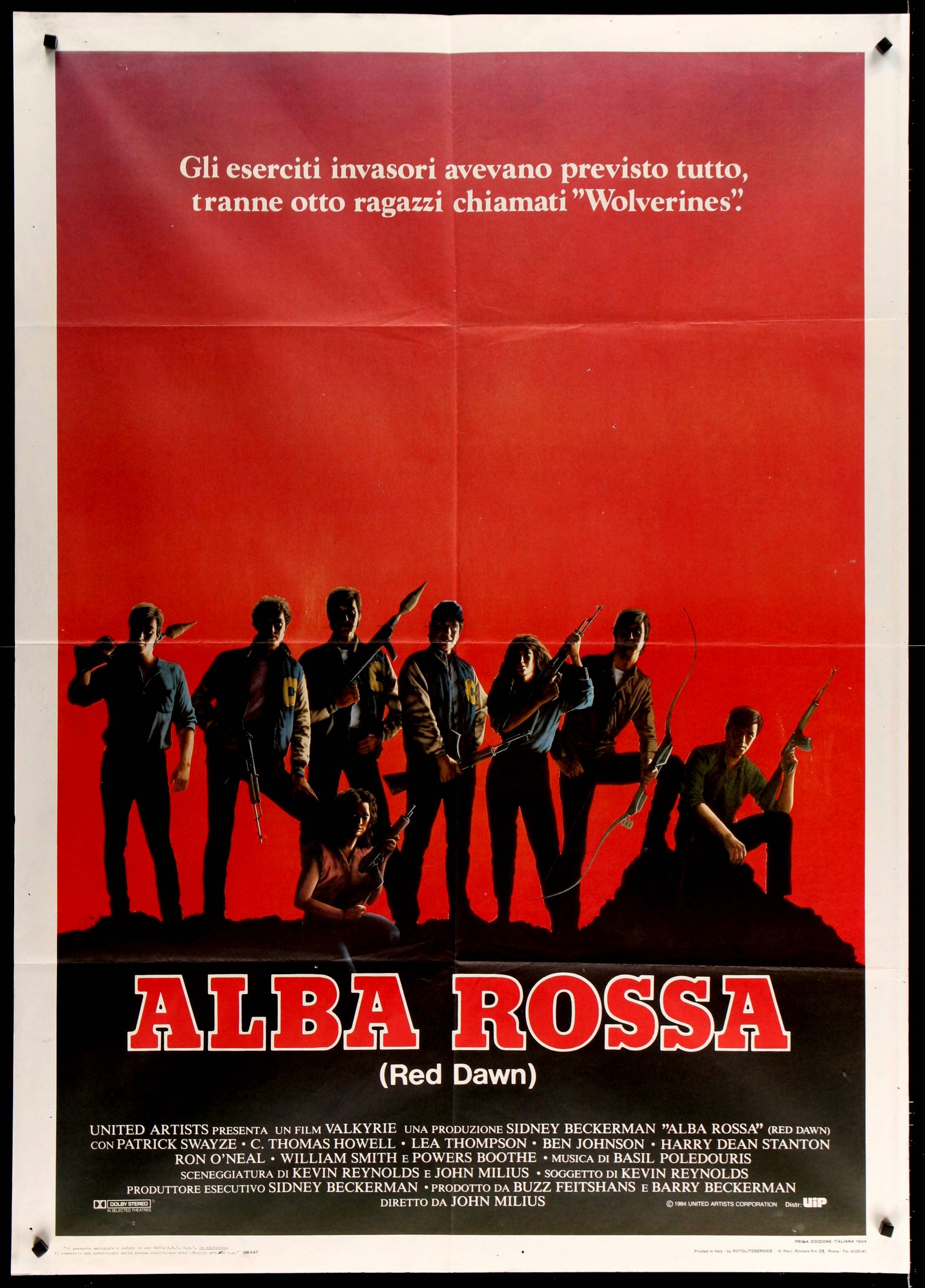 Red Dawn (1984) original movie poster for sale at Originalfilmart