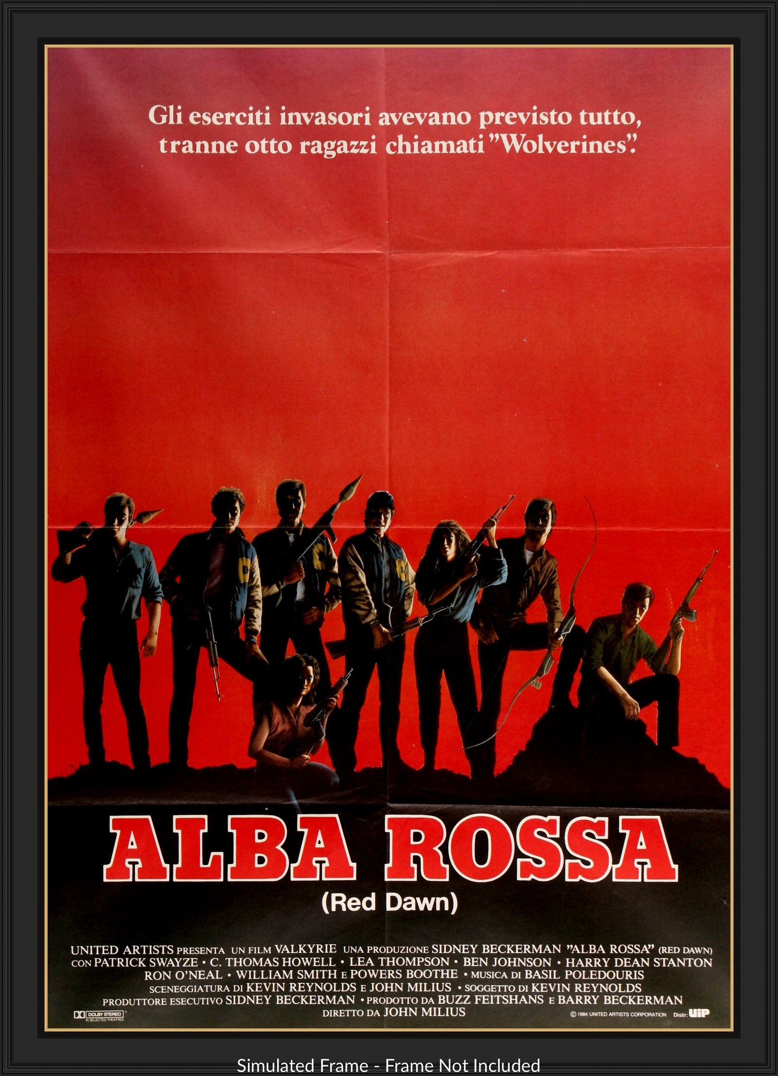 Red Dawn (1984) original movie poster for sale at Originalfilmart