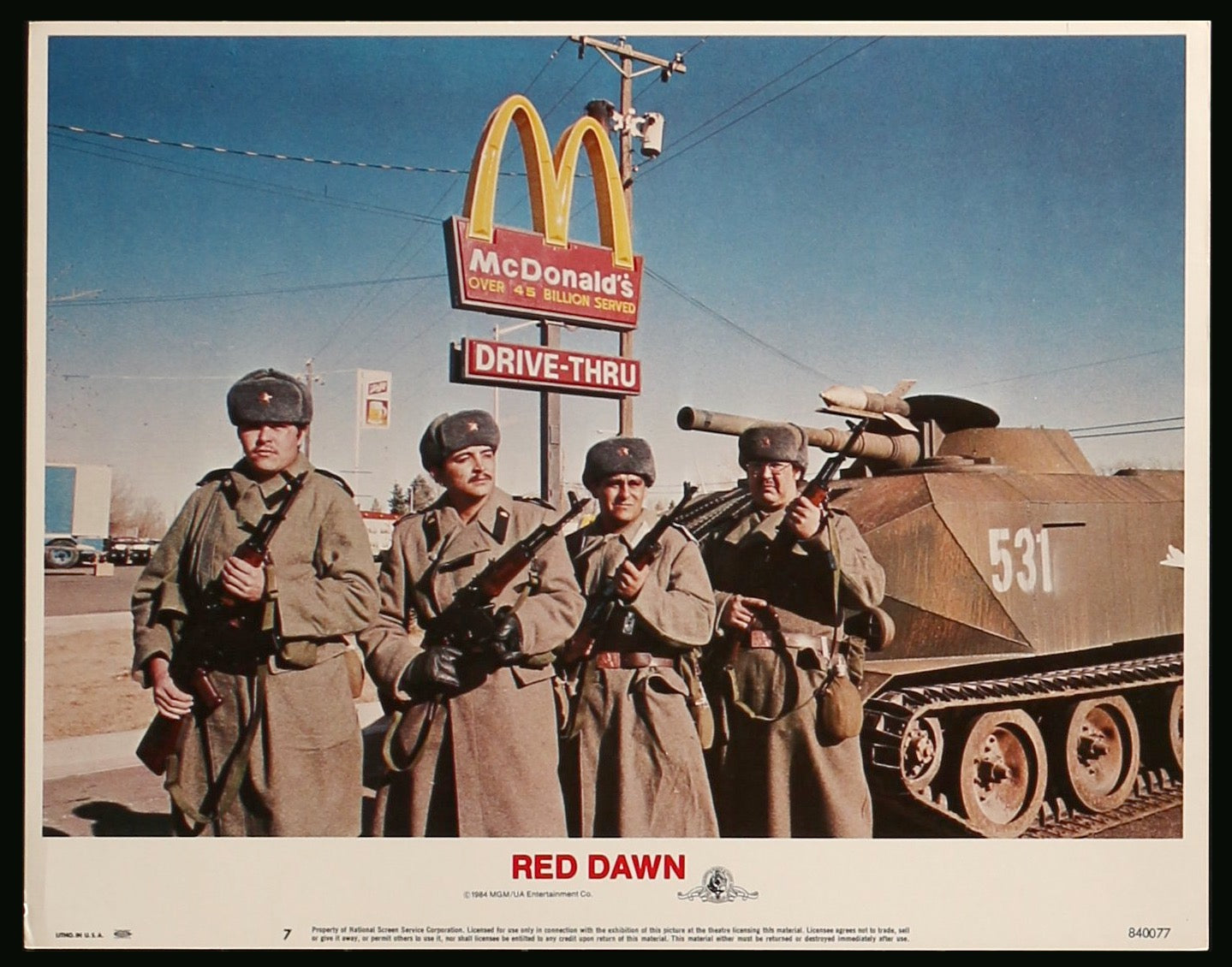 Red Dawn (1984) original movie poster for sale at Originalfilmart