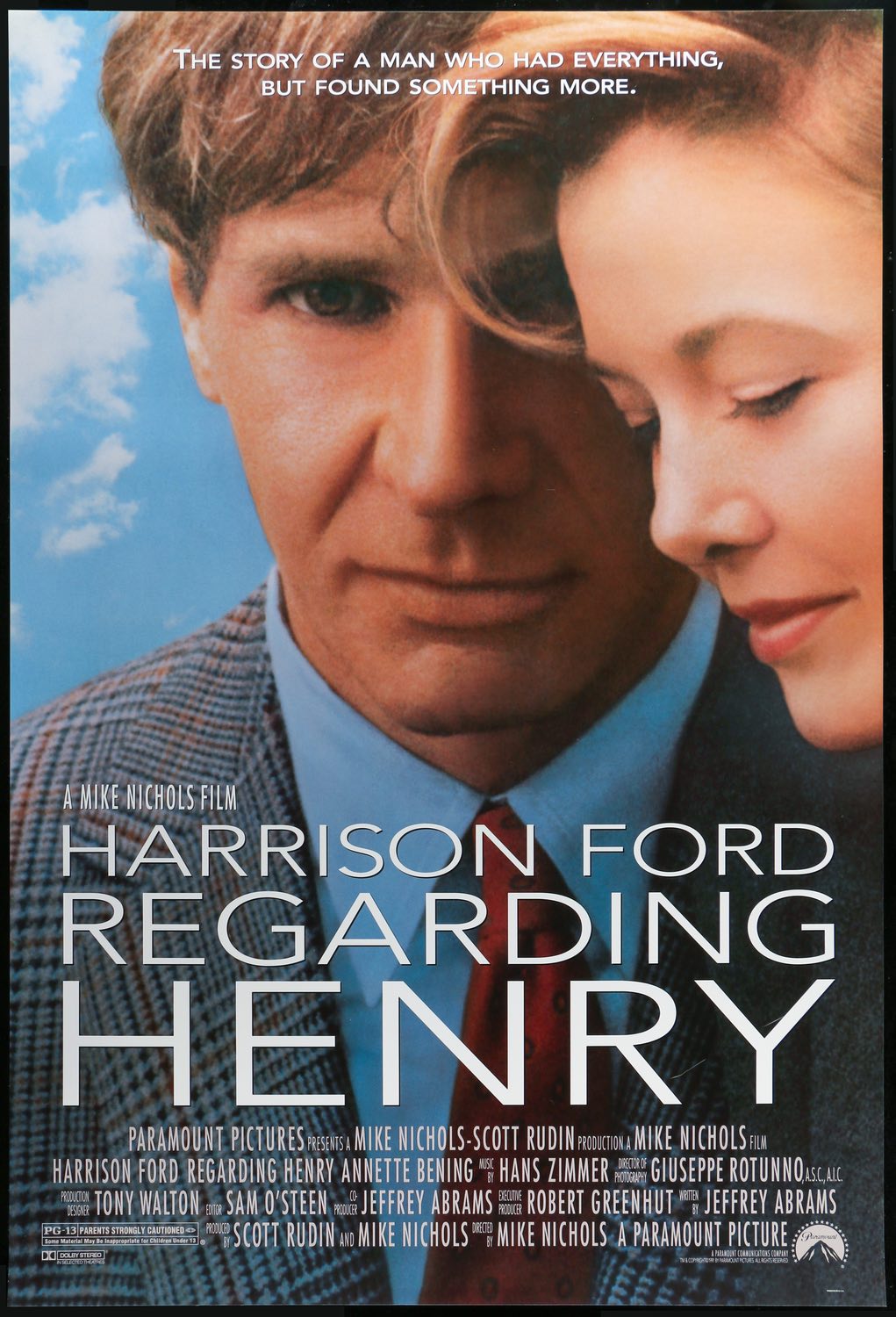 Regarding Henry (1991) original movie poster for sale at Originalfilmart