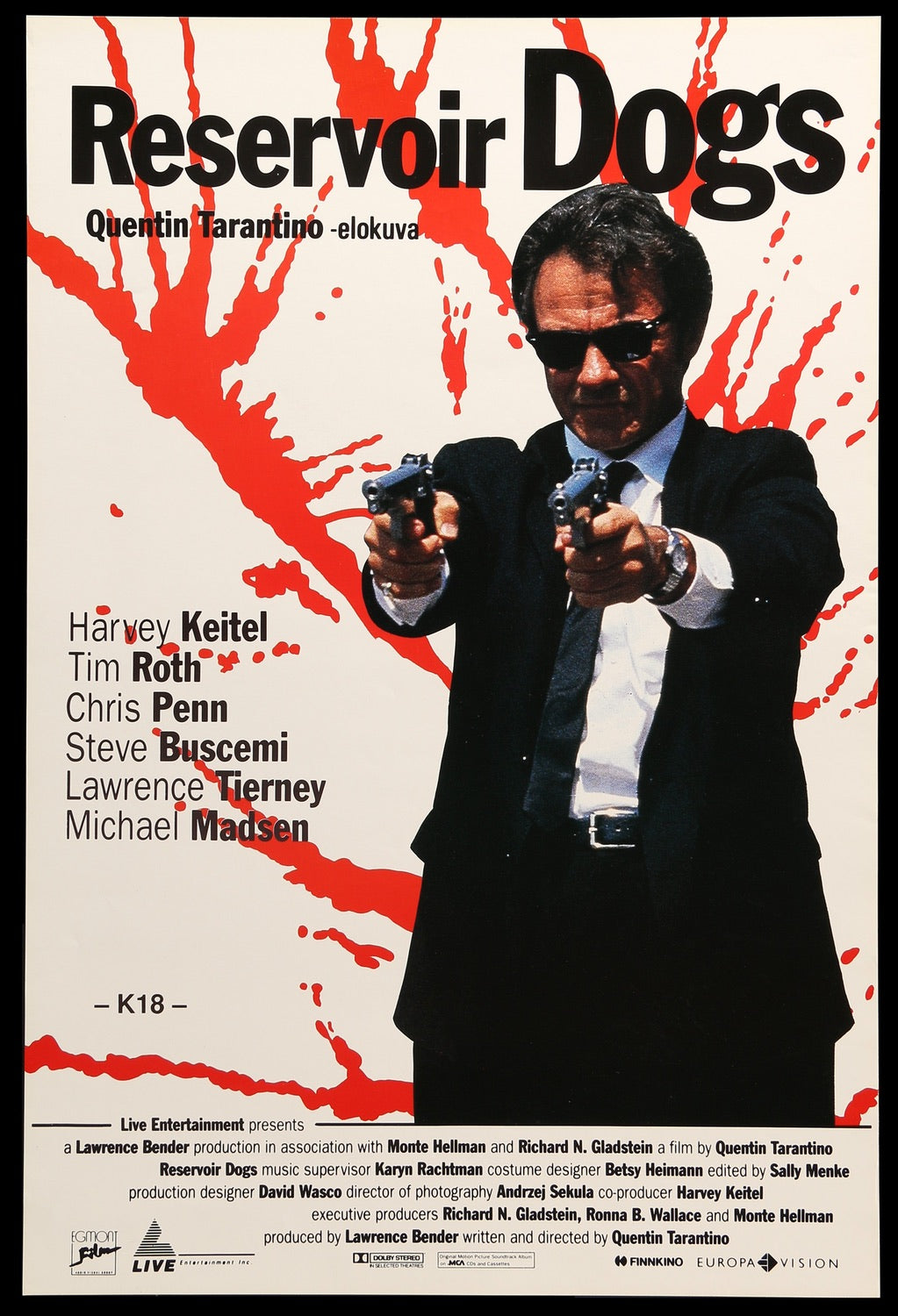 Reservoir Dogs (1992) original movie poster for sale at Originalfilmart