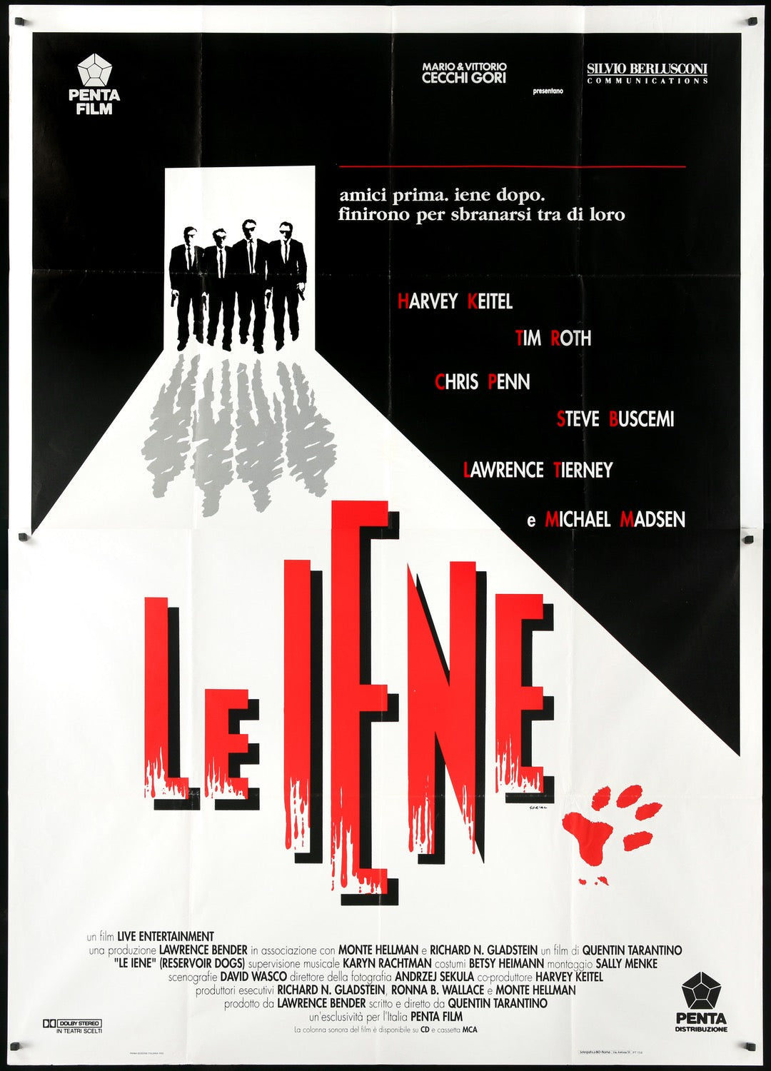 Reservoir Dogs (1992) original movie poster for sale at Originalfilmart