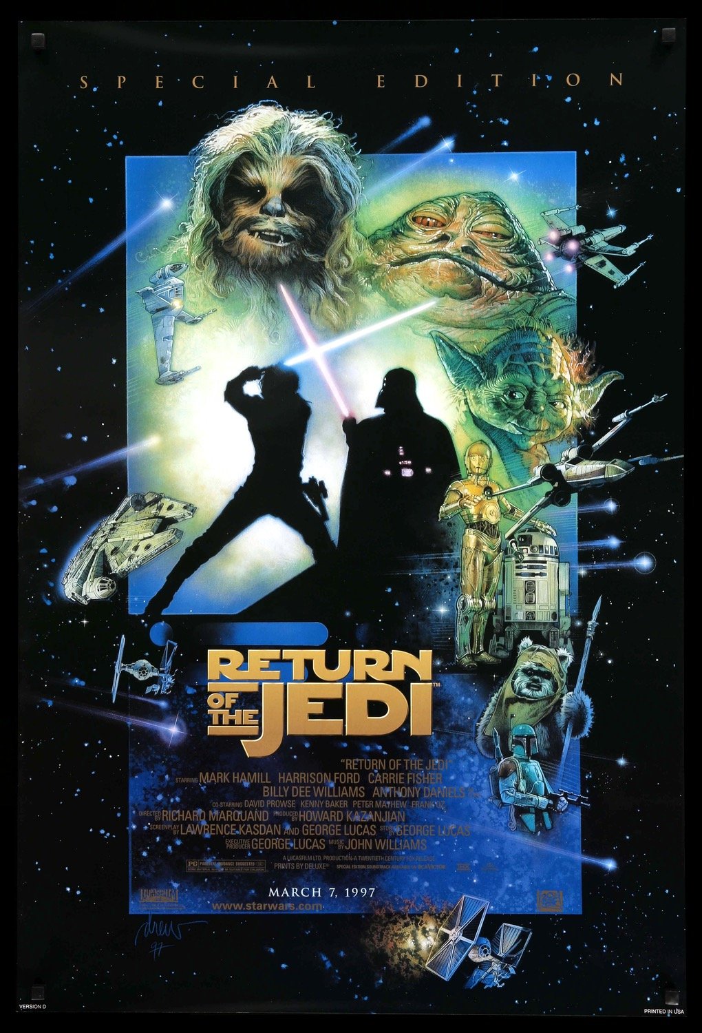 Return of the Jedi (1983) original movie poster for sale at Originalfilmart