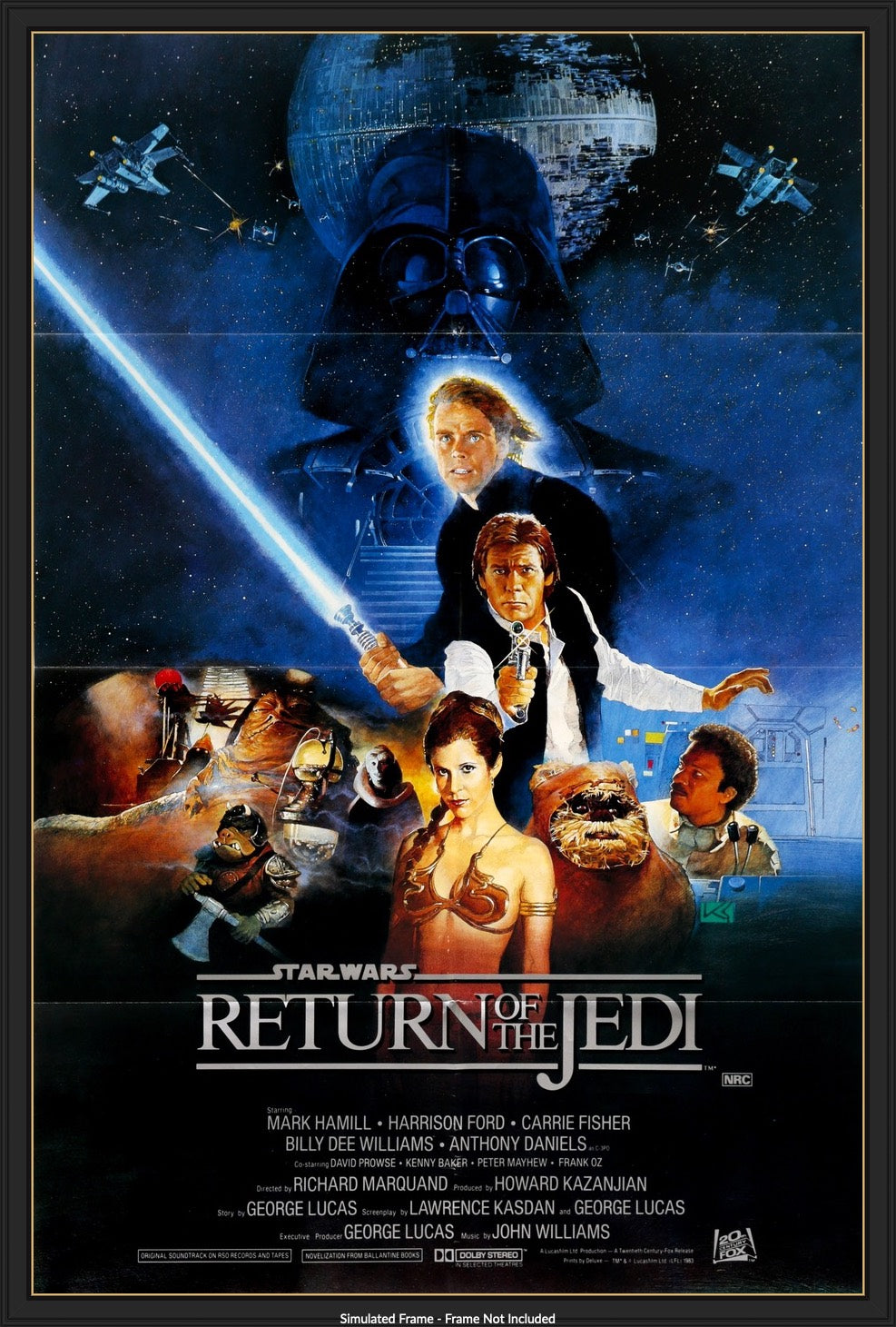 Return of the Jedi (1983) original movie poster for sale at Originalfilmart
