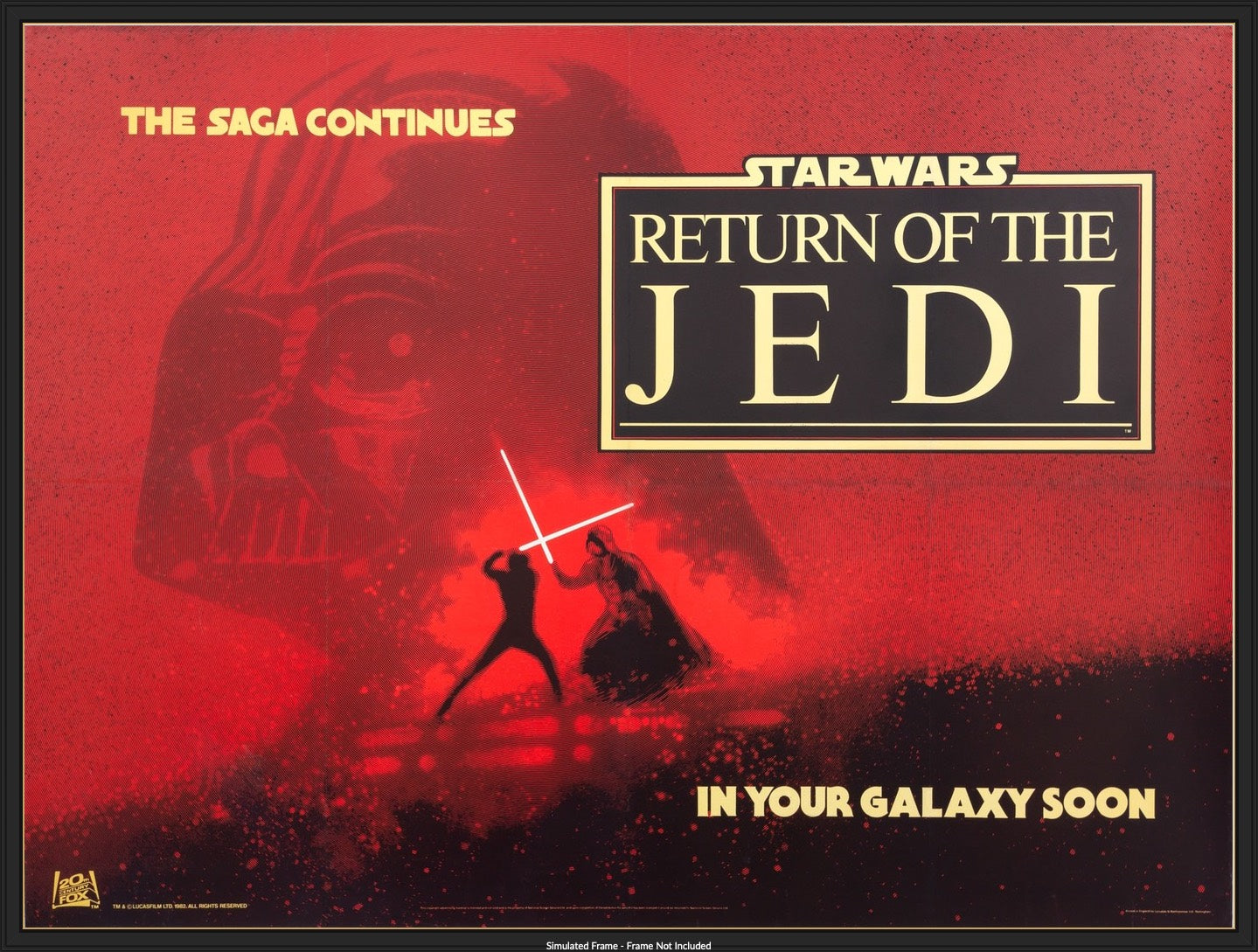 Return of the Jedi (1983) original movie poster for sale at Originalfilmart