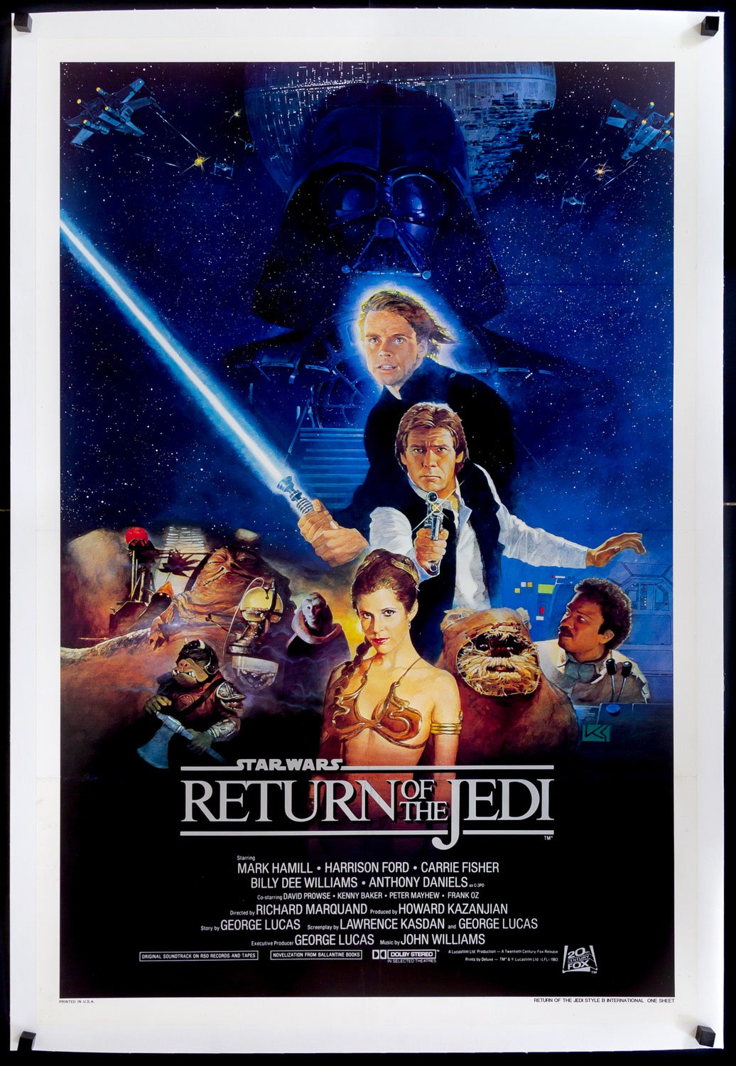 Return of the Jedi (1983) original movie poster for sale at Originalfilmart