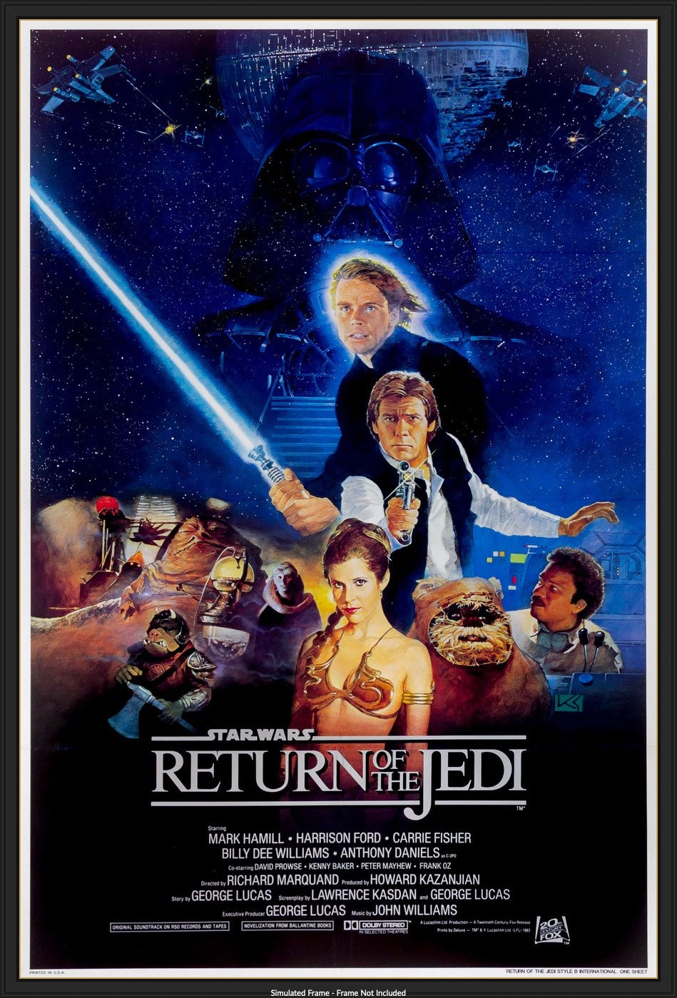 Return of the Jedi (1983) original movie poster for sale at Originalfilmart
