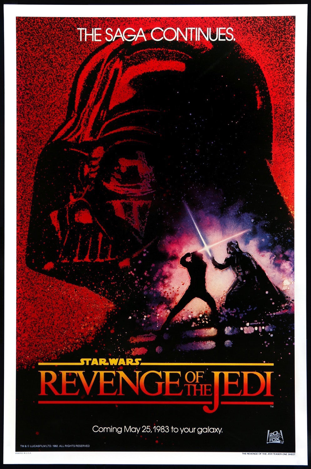 Return of the Jedi (1983) original movie poster for sale at Originalfilmart