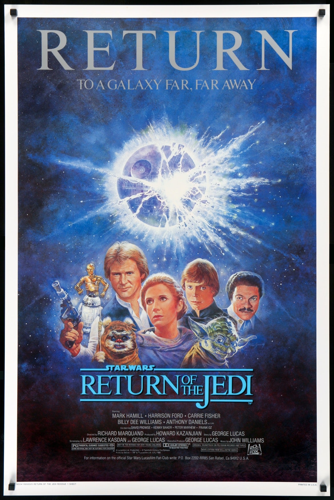 Return of the Jedi (1983) original movie poster for sale at Originalfilmart