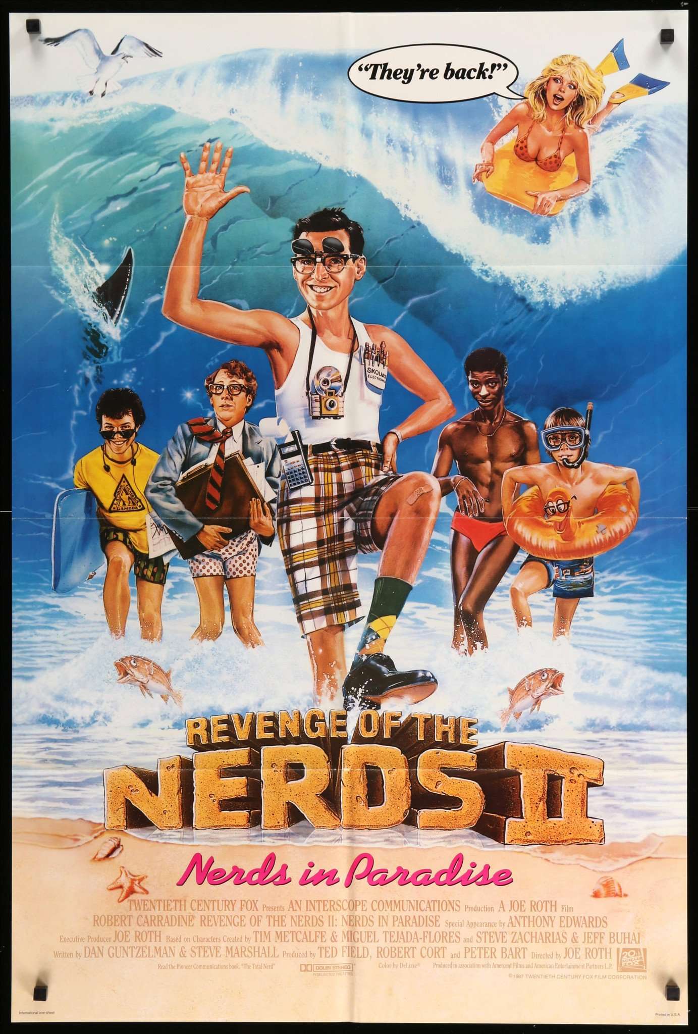Revenge of the Nerds II (1987) original movie poster for sale at Originalfilmart