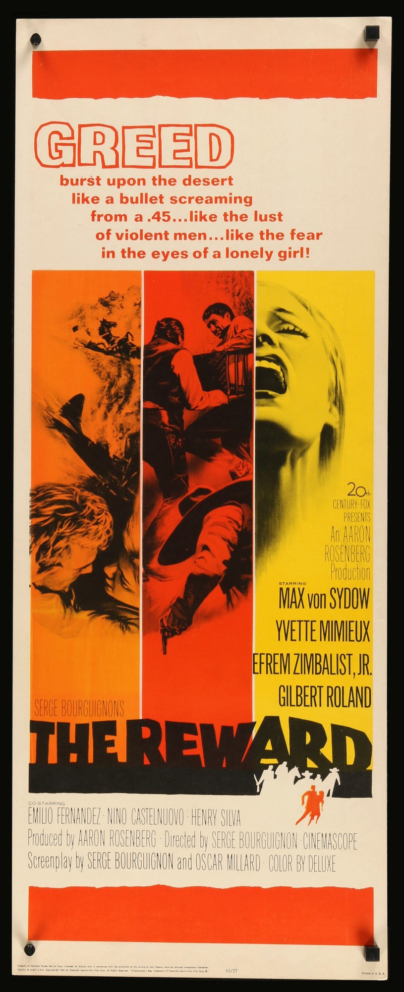 Reward (1965) original movie poster for sale at Originalfilmart