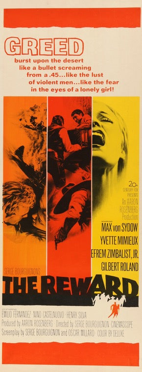 Reward (1965) original movie poster for sale at Originalfilmart