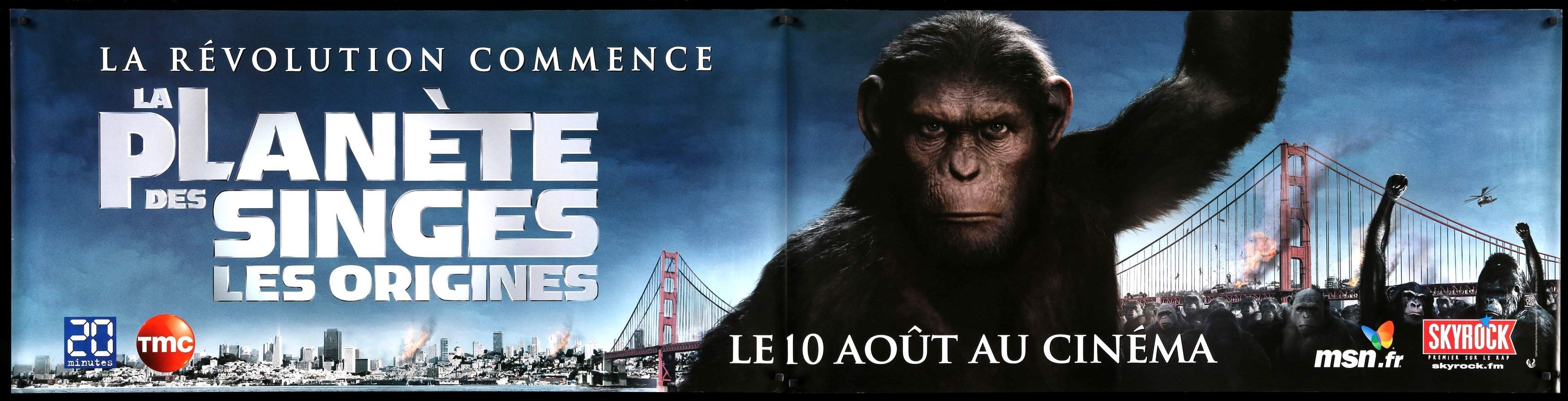 Rise of the Planet of the Apes (2011) original movie poster for sale at Originalfilmart