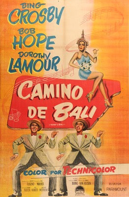 Road to Bali (1952) original movie poster for sale at Originalfilmart