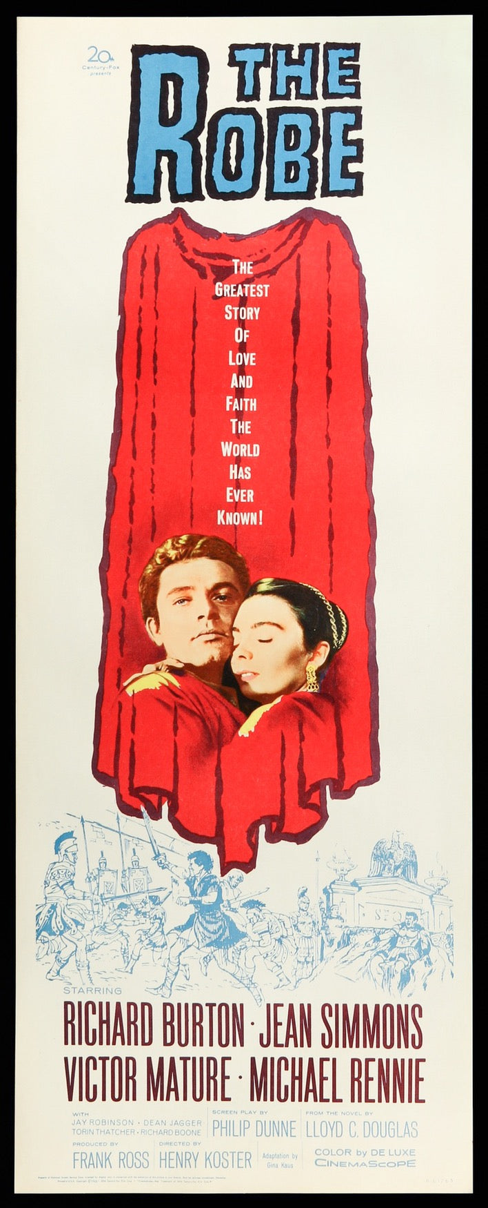 Robe (1953) original movie poster for sale at Originalfilmart