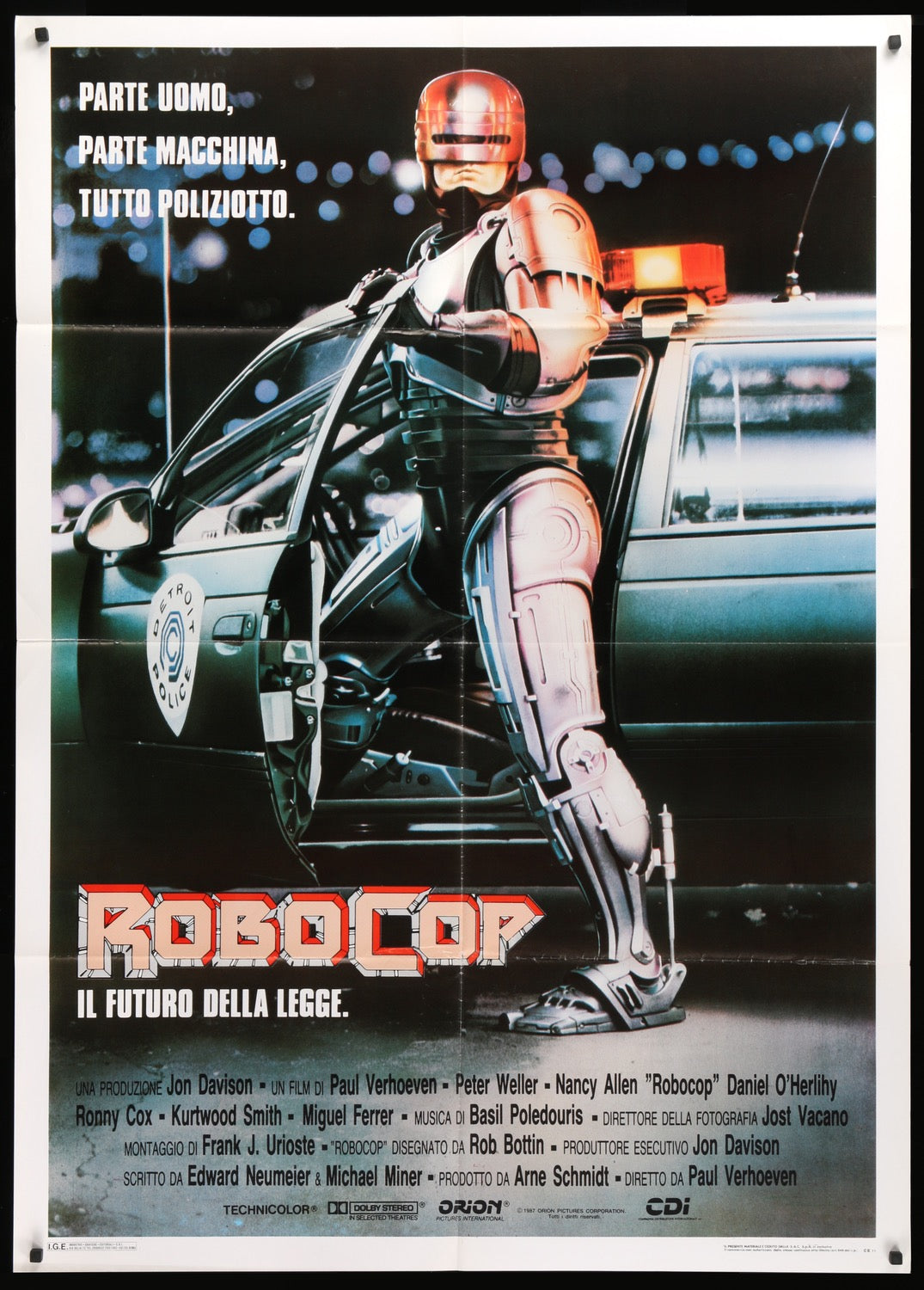 Robocop (1987) original movie poster for sale at Originalfilmart
