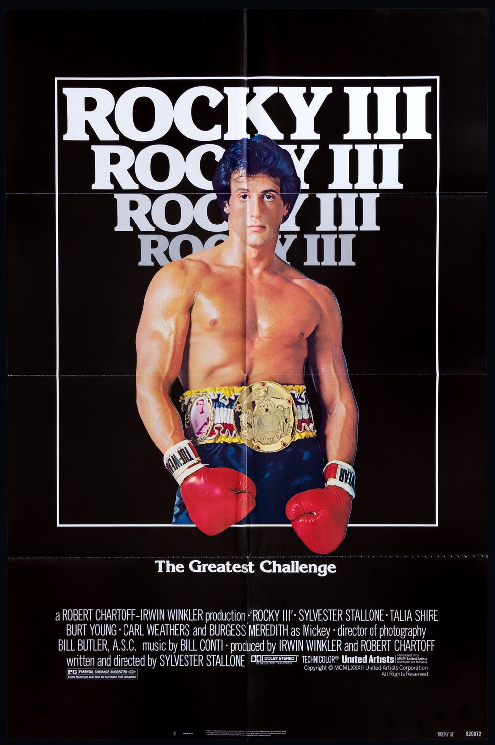 Rocky III (1982) original movie poster for sale at Originalfilmart