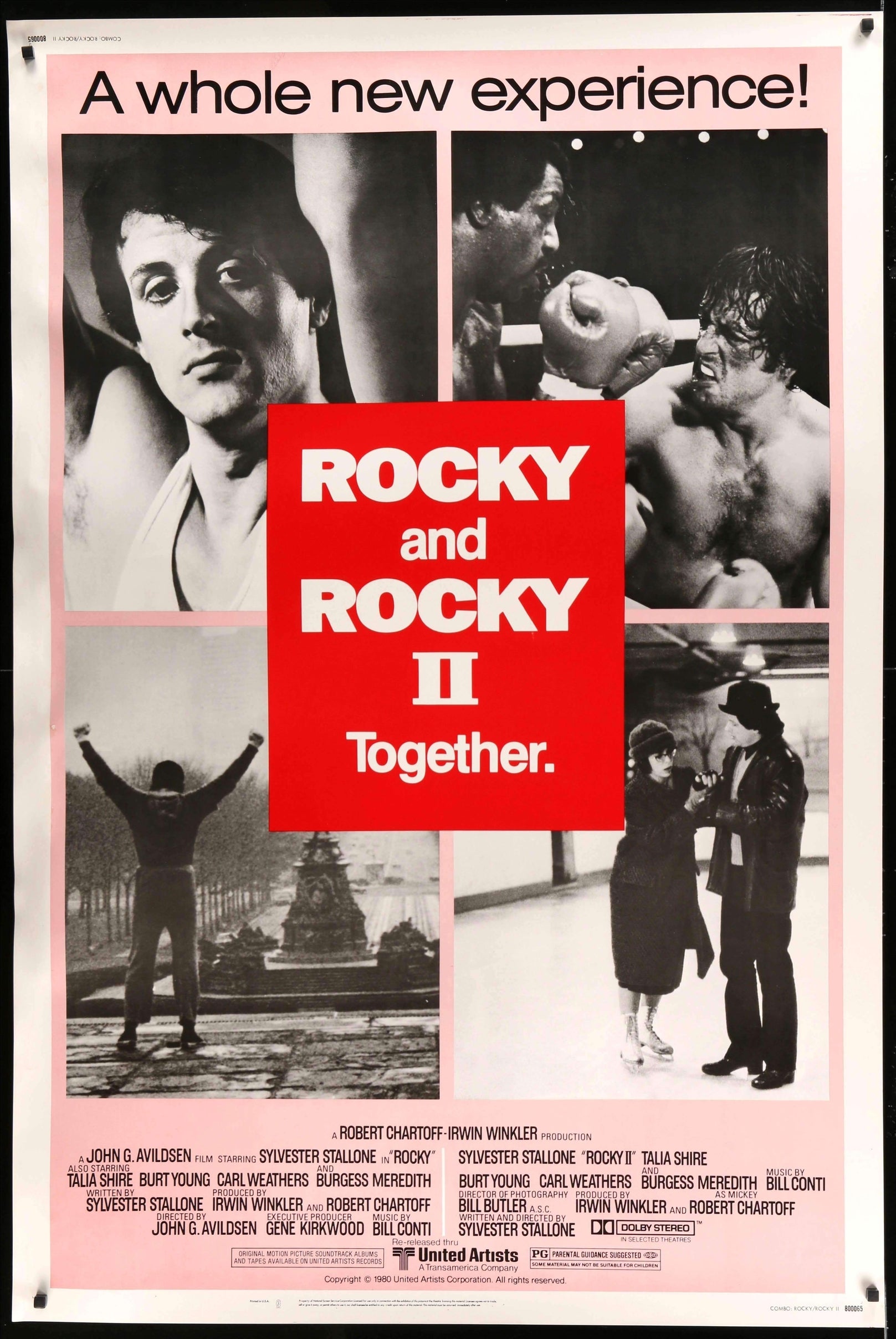 Rocky (1976) / Rocky II (1979) original movie poster for sale at Originalfilmart