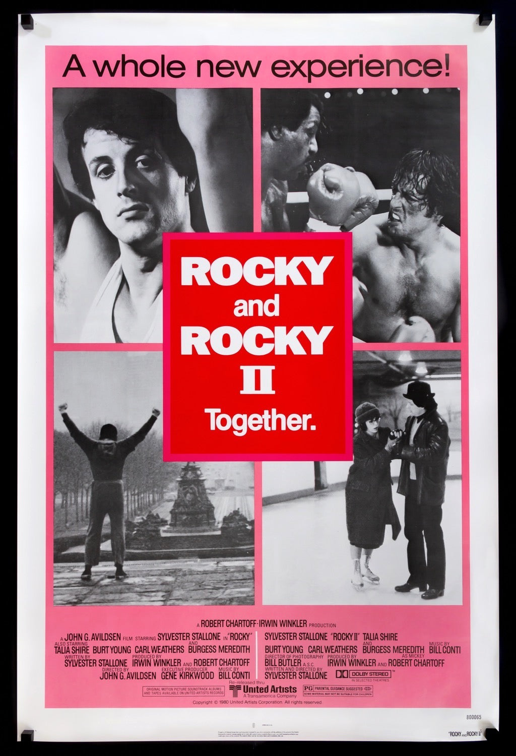 Rocky (1976) / Rocky II (1979) original movie poster for sale at Originalfilmart