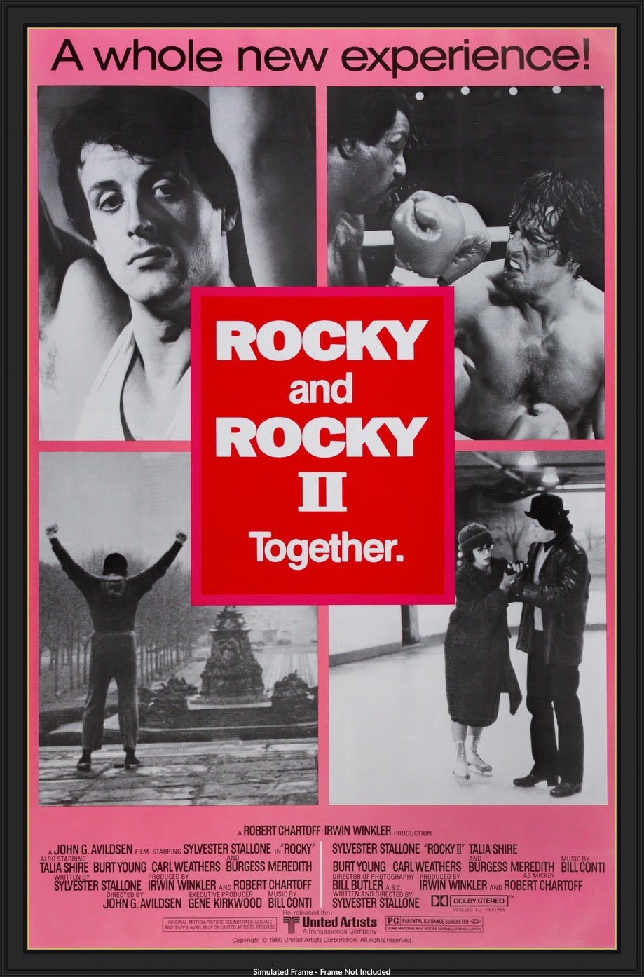 Rocky (1976) / Rocky II (1979) original movie poster for sale at Originalfilmart