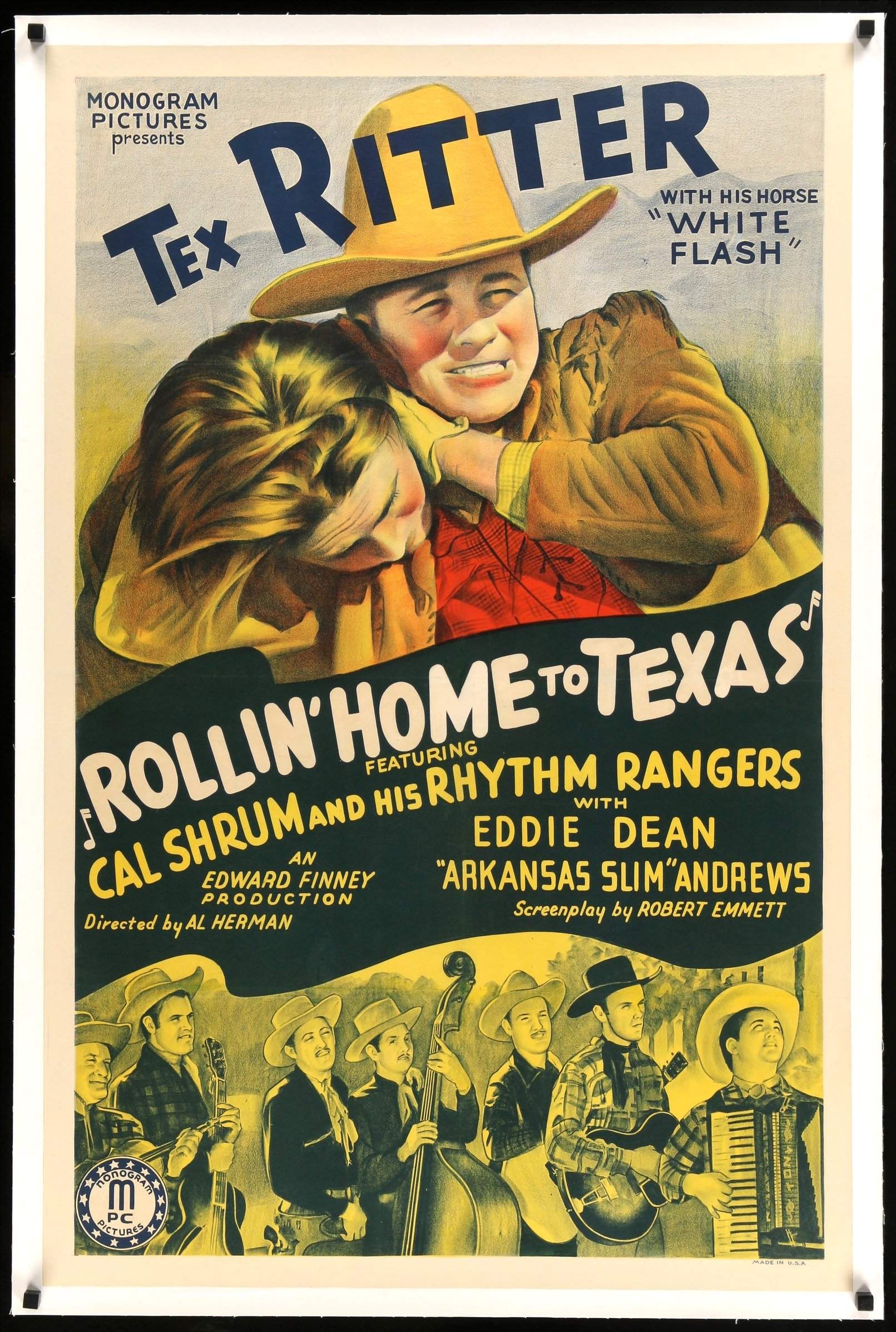 Rollin' Home to Texas (1940) original movie poster for sale at Originalfilmart