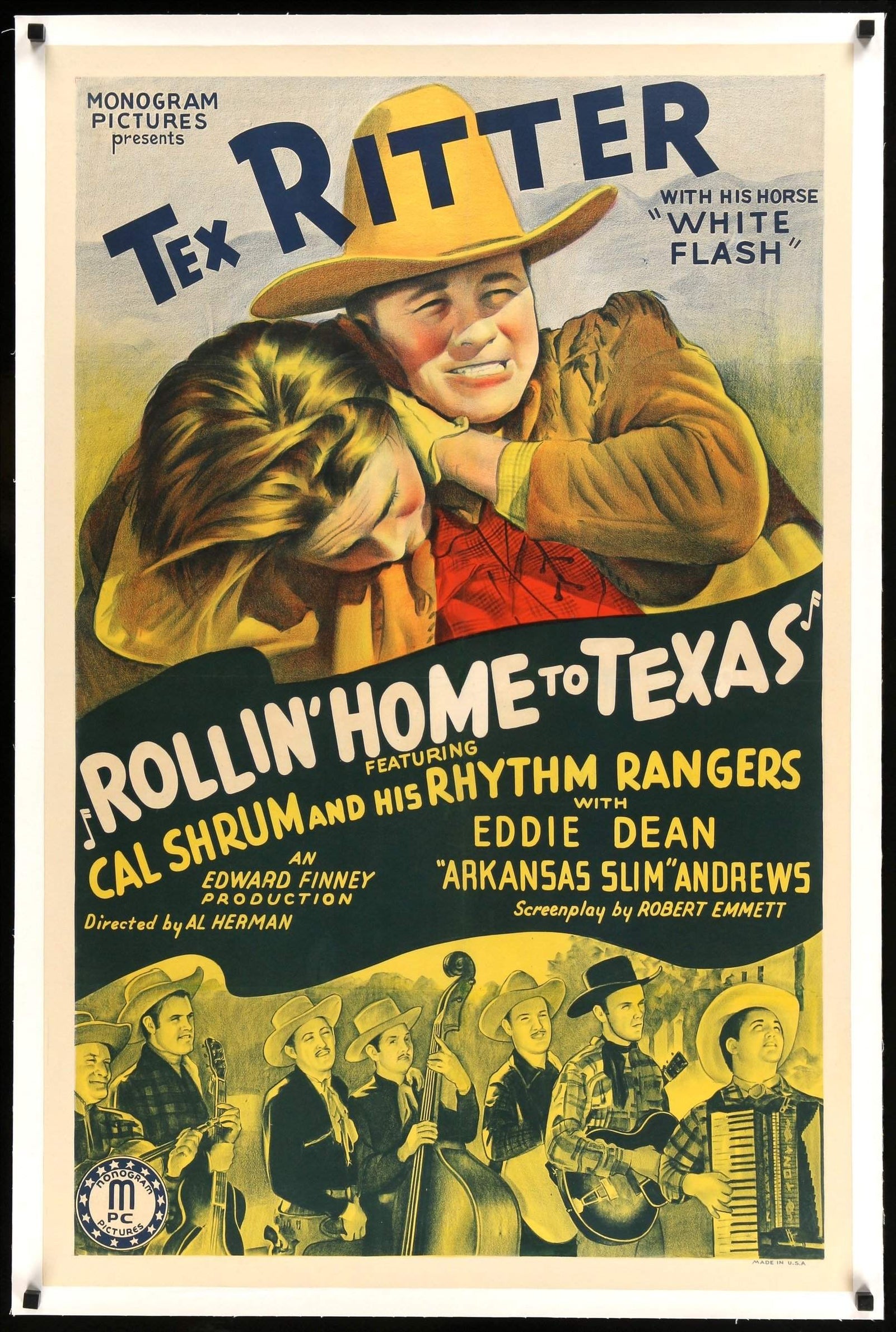 Rollin' Home to Texas (1940) original movie poster for sale at Originalfilmart