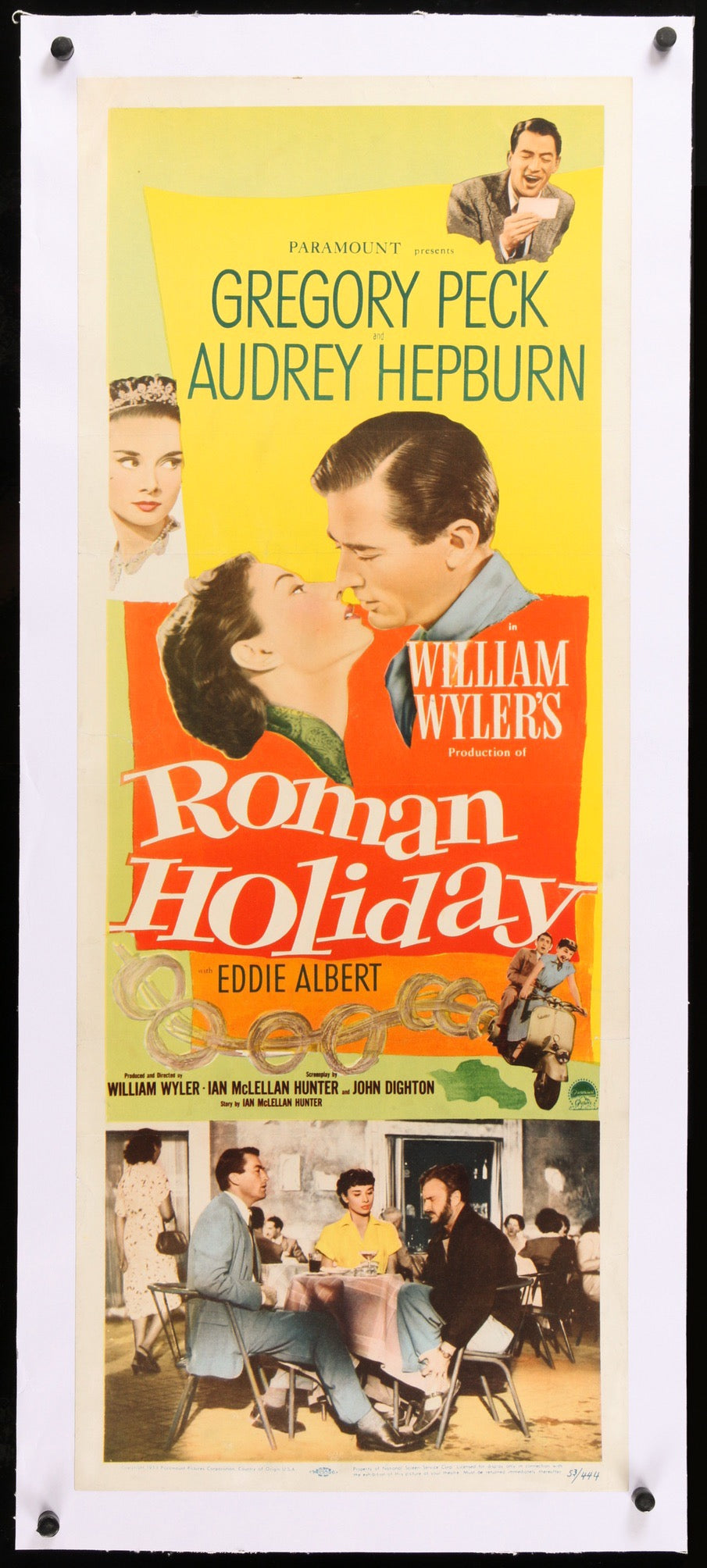 Roman Holiday (1953) original movie poster for sale at Originalfilmart