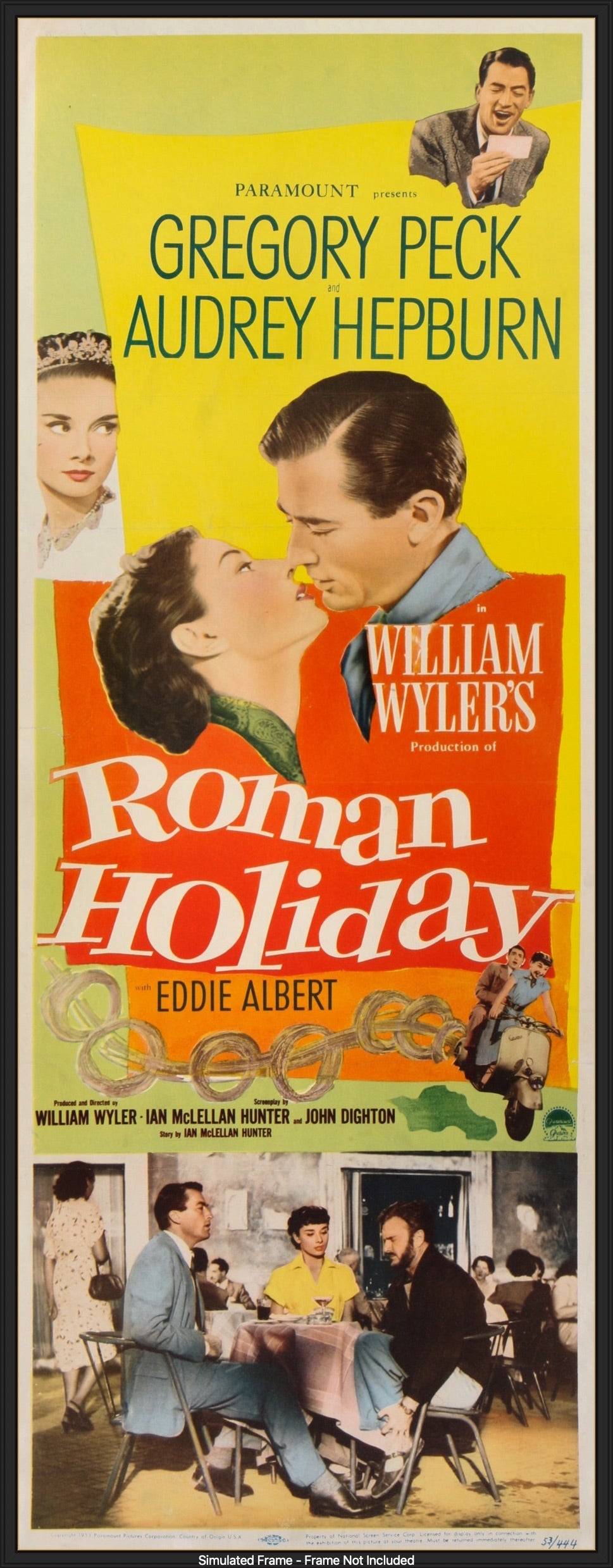 Roman Holiday (1953) original movie poster for sale at Originalfilmart
