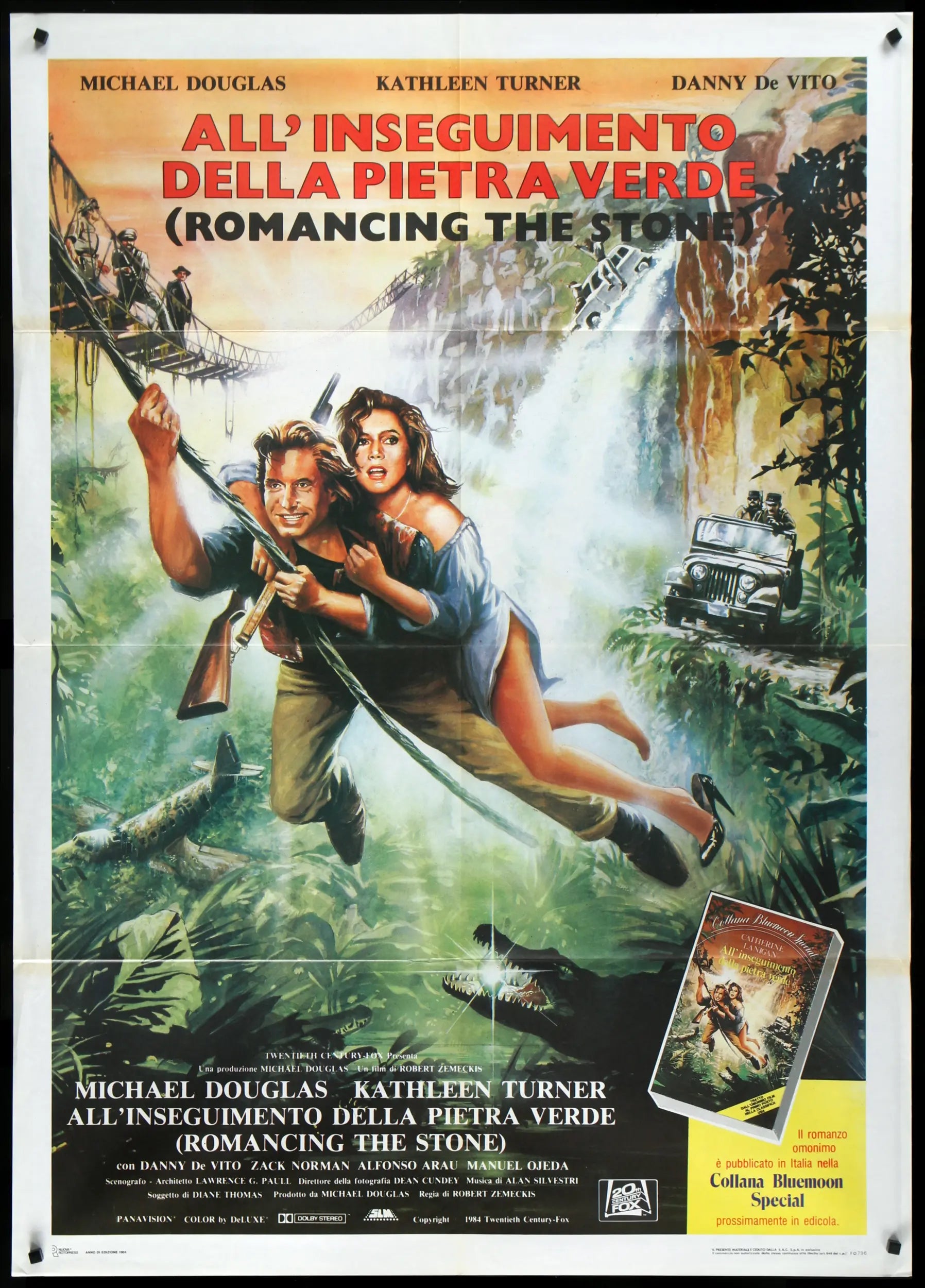 Romancing the Stone (1984) original movie poster for sale at Originalfilmart
