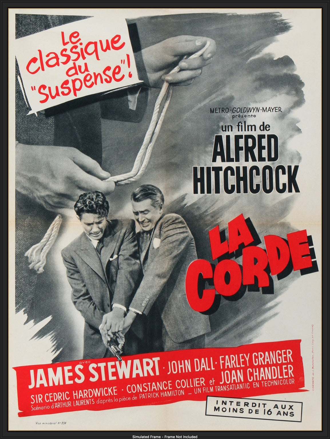 Rope (1948) original movie poster for sale at Originalfilmart