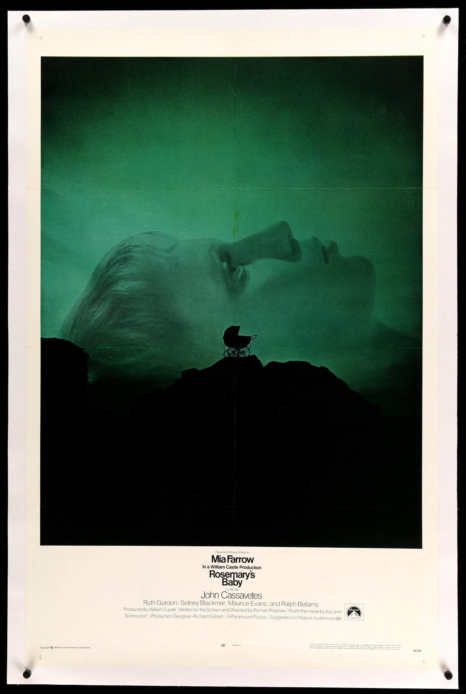 Rosemary's Baby (1968) original movie poster for sale at Originalfilmart