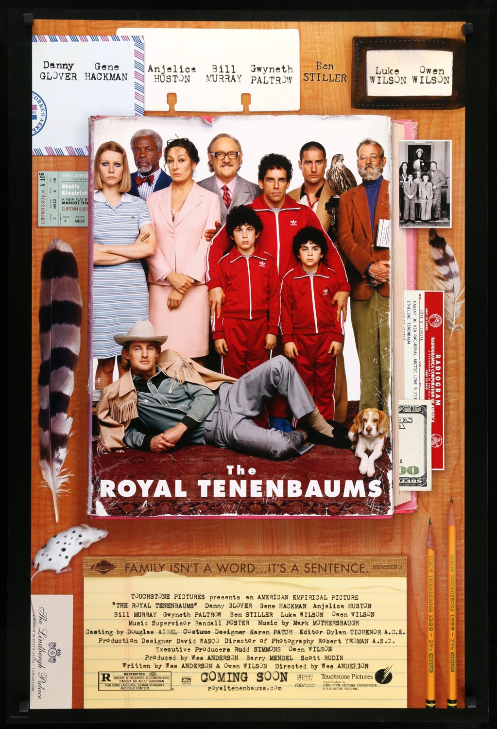 Royal Tenenbaums (2001) original movie poster for sale at Originalfilmart