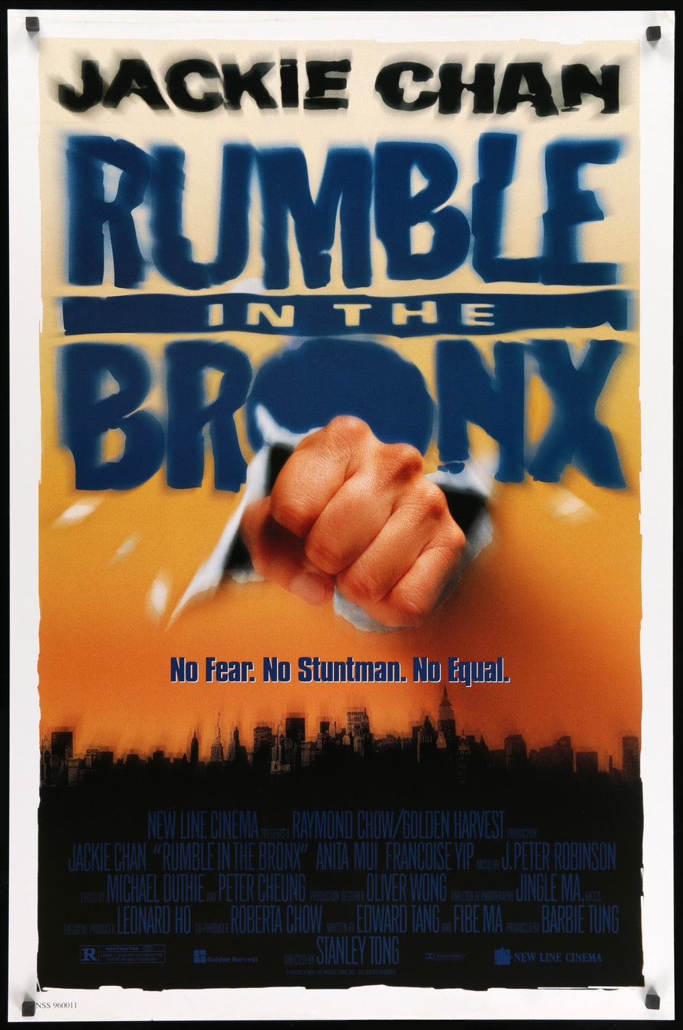 Rumble in the Bronx (1996) original movie poster for sale at Originalfilmart
