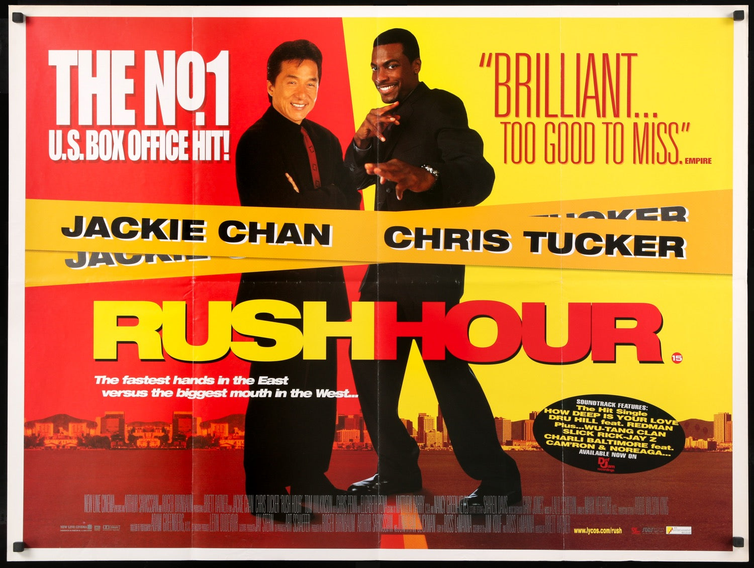 Rush Hour (1998) original movie poster for sale at Originalfilmart