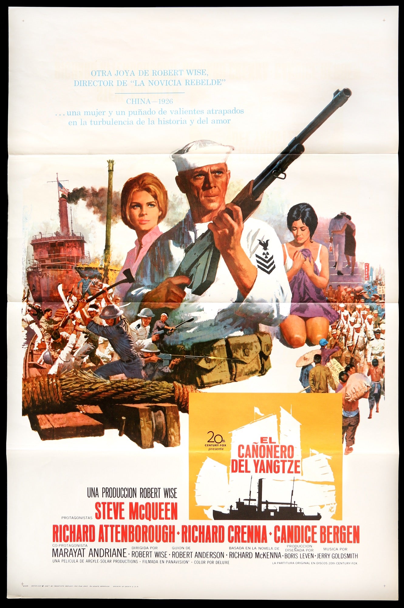 Sand Pebbles (1967) original movie poster for sale at Originalfilmart