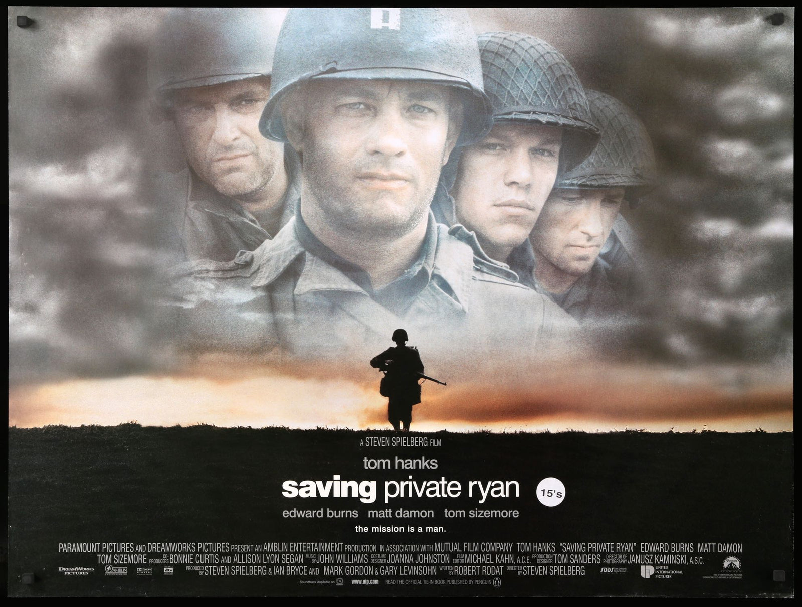 Saving Private Ryan (1998) original movie poster for sale at Originalfilmart