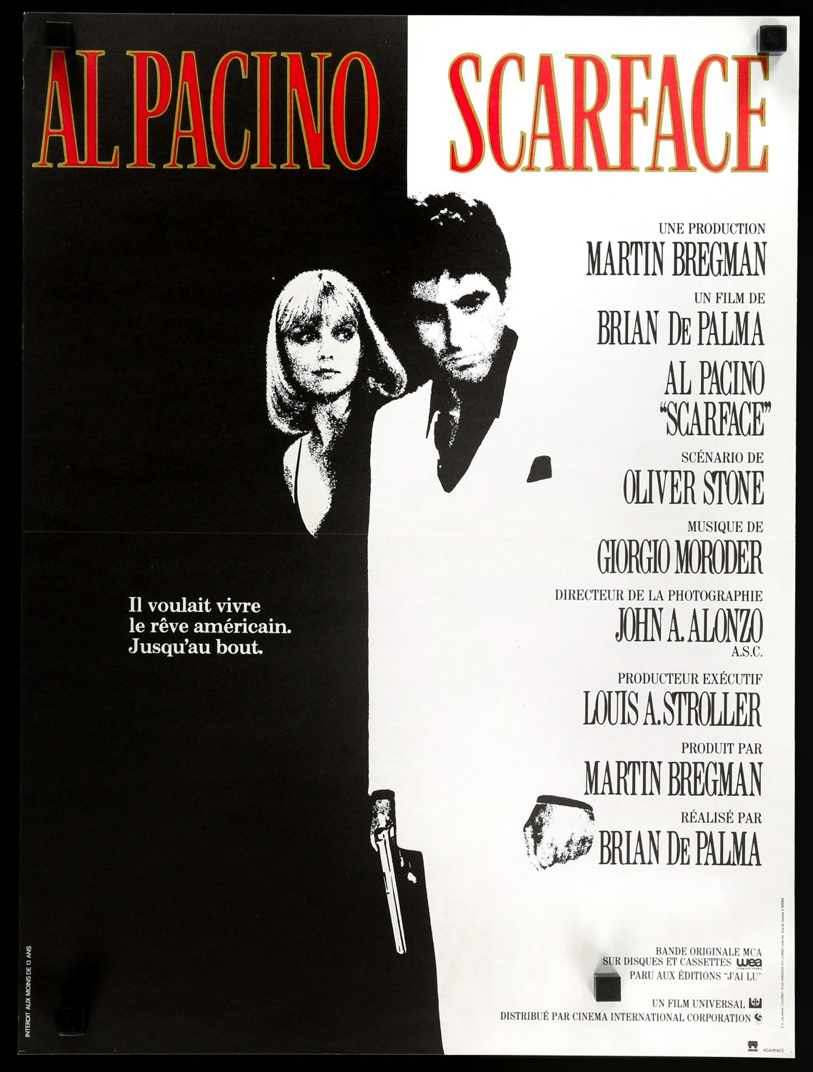 Scarface (1983) original movie poster for sale at Originalfilmart