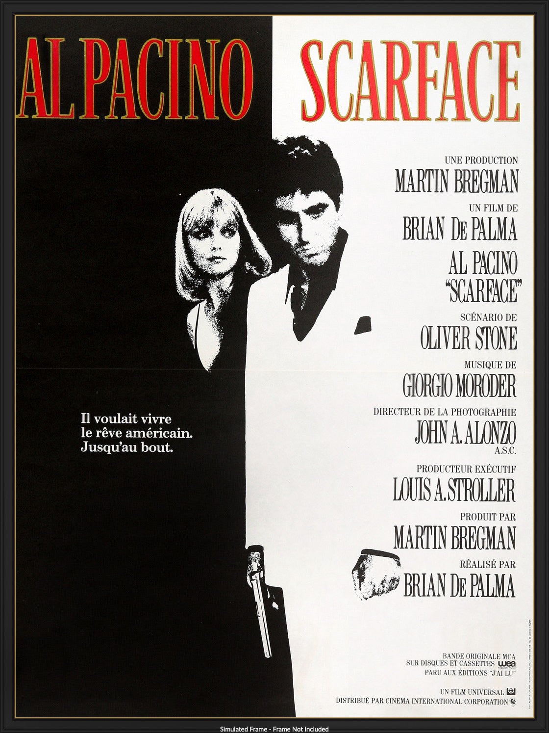 Scarface (1983) original movie poster for sale at Originalfilmart