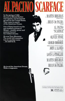 Scarface (1983) original movie poster for sale at Originalfilmart