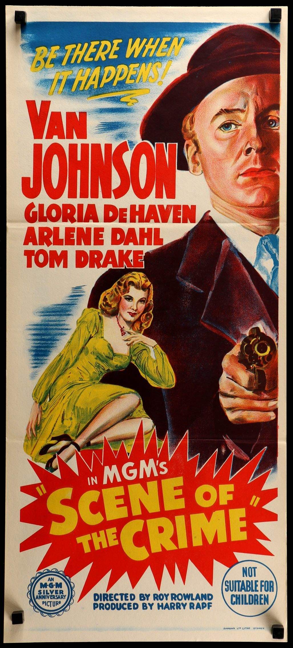 Scene of the Crime (1949) original movie poster for sale at Originalfilmart