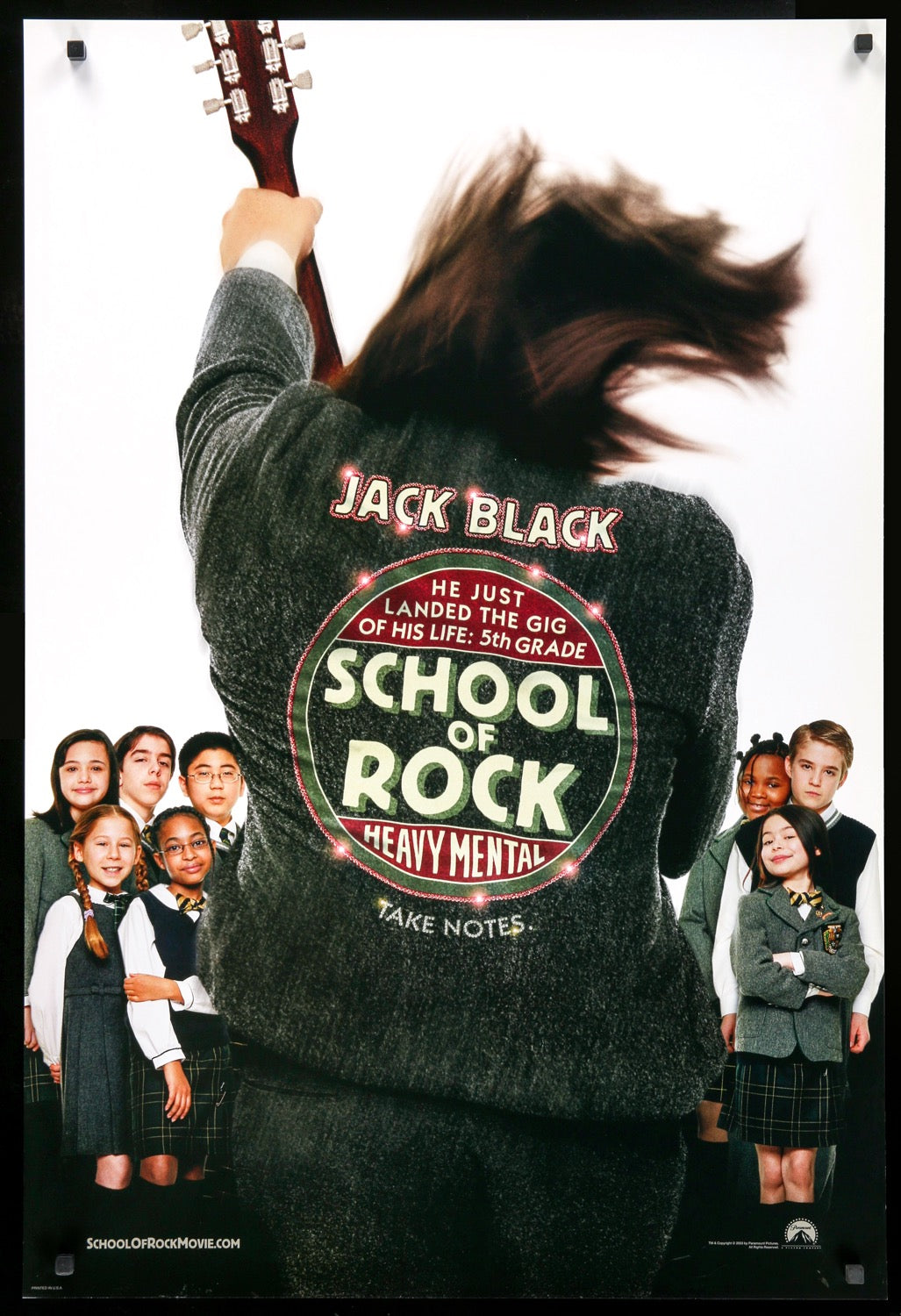 School of Rock (2003) original movie poster for sale at Originalfilmart