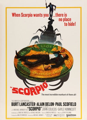 Scorpio (1973) original movie poster for sale at Originalfilmart