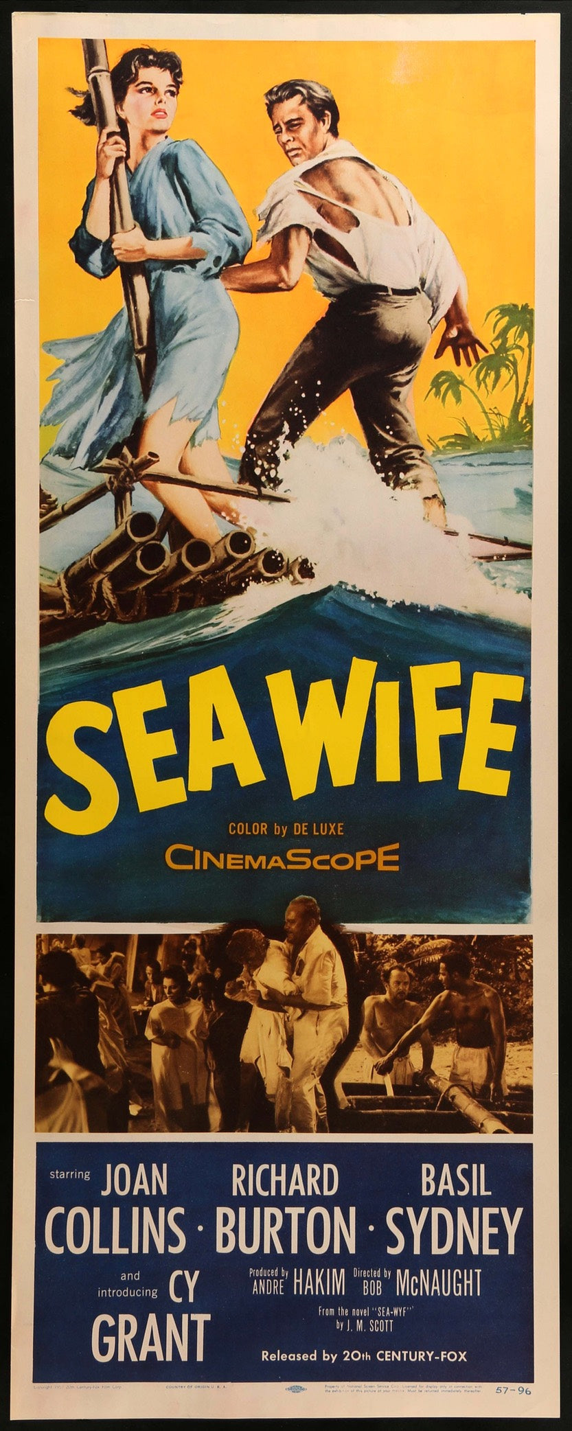 Sea Wife (1957) original movie poster for sale at Originalfilmart