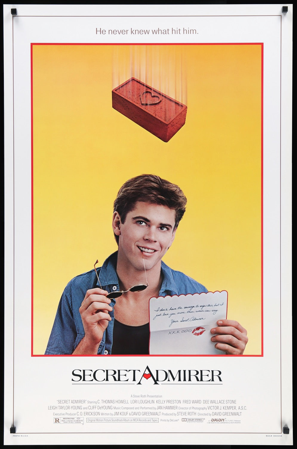 Secret Admirer (1985) original movie poster for sale at Originalfilmart