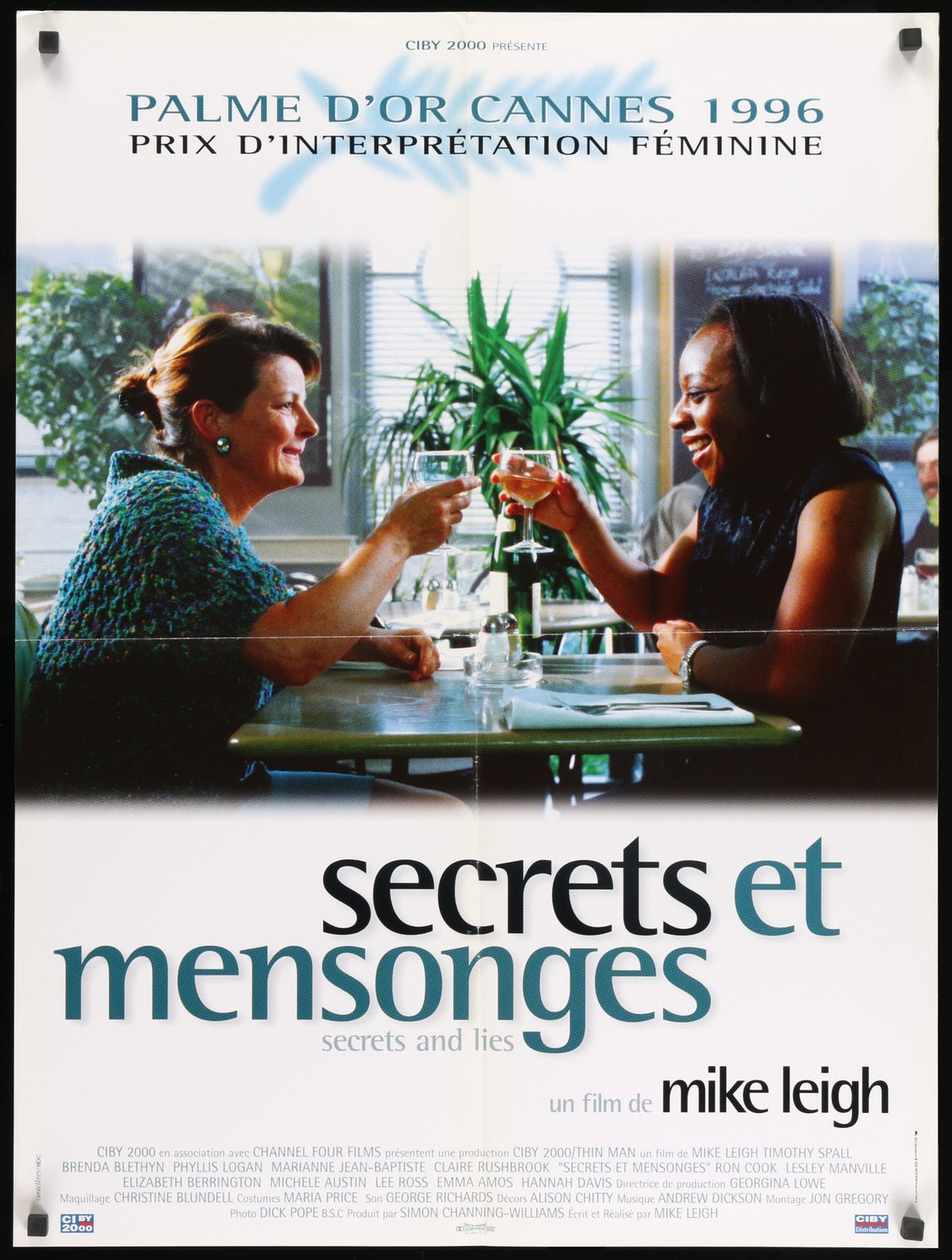 Secrets and Lies (1996) original movie poster for sale at Originalfilmart