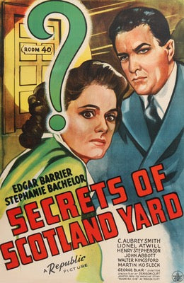 Secrets of Scotland Yard (1944) original movie poster for sale at Originalfilmart