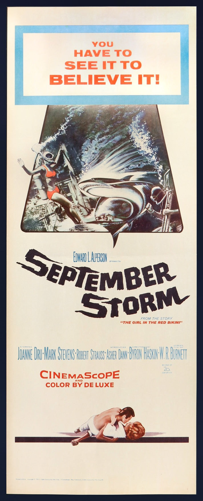 September Storm (1960) original movie poster for sale at Originalfilmart